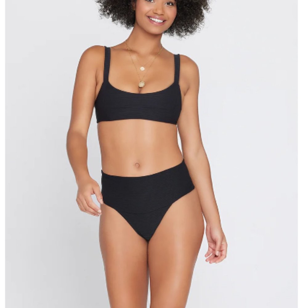L*Space Eco Chic Repreve Desi Bikini Bottom XS
